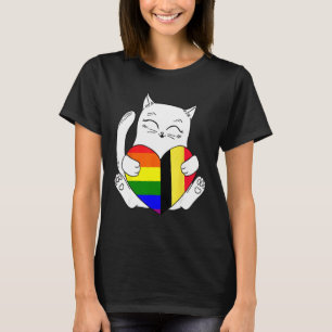 T-shirt LGBT Belgique Cat Ally Animal Pride Supporter