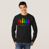 T-shirt Lgbt Chats Gay pride Purride Chat Funy Lgbt Pride (Devant entier)