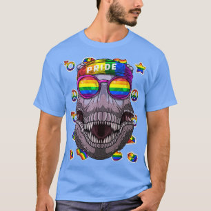 T-shirt LGBT Dinosaur Gay pride Mois TRe Rainbow Lesbian