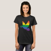 T-shirt LGBT Dove World Peace Pride Peace Dove (Devant entier)