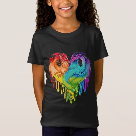 T-Shirt LGBT Dragon (Devant)