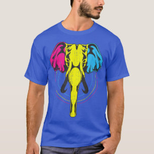 T-shirt LGBT Égalité Panseualité Drapeau Elephant Pan Prid