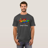 T-shirt 🎃🌈LGBT Épouvantable & Fabuleux   (Devant entier)