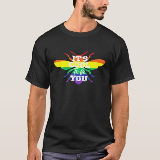 T-shirt Lgbt Fierne Son Cool D'Être Vous Fierté Parade (Devant)
