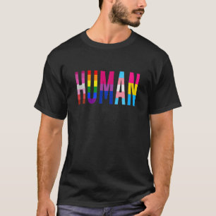 T-shirt LGBT Flag Human Pride