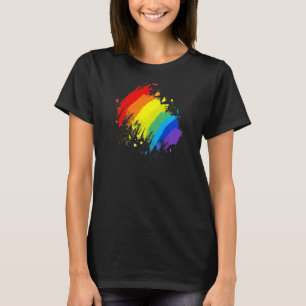 T-shirt Lgbt Gay Lesbian Csd Pride Splash