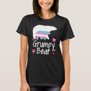 T-shirt Lgbt Grumé Ours Transgenre Arc-En-Ciel Lgbt Gay Le