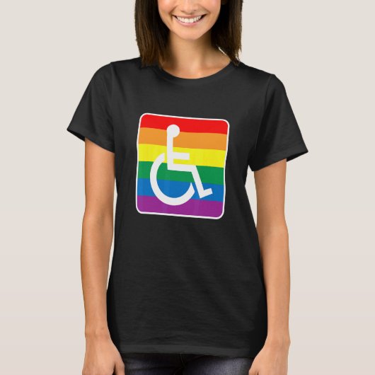 T-shirt Lgbt Handicap Pride Mois 2022 (Devant)