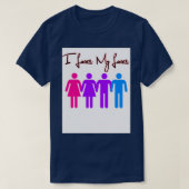 T-shirt LGBT J'aime mon amour parce que je sais Mon amour (Design devant)