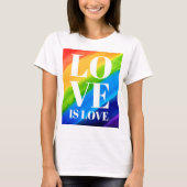 T-shirt Lgbt L'Amour Gay pride Est Amour (Devant)