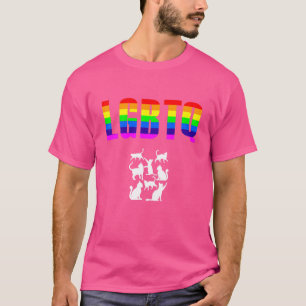 T-shirt LGBT Lesbienne Gay Bisexuel Transgenre Fierté Quee