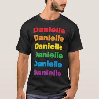 T-shirt LGBT Lovely Lesbienne Danielle Nom