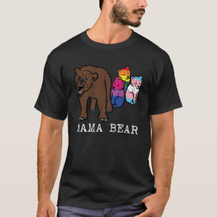 T-shirt Lgbt Mama Bear Trans Gay Bi Cubs Transgenre Pride