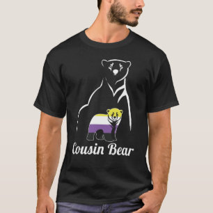T-shirt LGBT non-Binary Cousin Bear Enby Non Binary Pride
