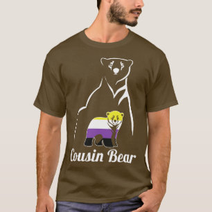 T-shirt LGBT Non Binary Cousin Bear Enby Non Binary Pride