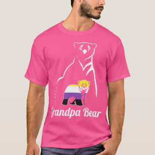 T-shirt LGBT Non-Binary Grand-pa Bear Enby Non Binary Prid