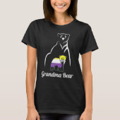 T-shirt LGBT Non Binary Grandma Bear Enby Non Binary Pride (Devant)