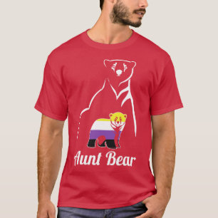 T-shirt LGBT Non-Binary Tante Bear Enby Non Binary Pride