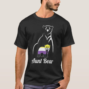 T-shirt Lgbt Non Binary Tante Bear Enby Non Binary Pride