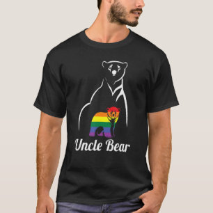 T-shirt Lgbt Oncle Ours Gay pride Lesbian Rainbow Lgbtq