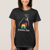 T-shirt Lgbt Pansexual Grandma Bear Pan Pride drapeau (Devant)