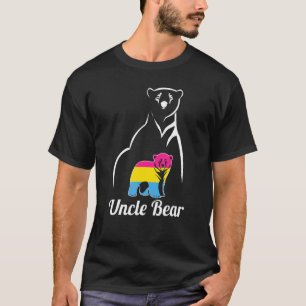 T-shirt Lgbt Pansexual Uncle Bear Pan Pride Indicateur
