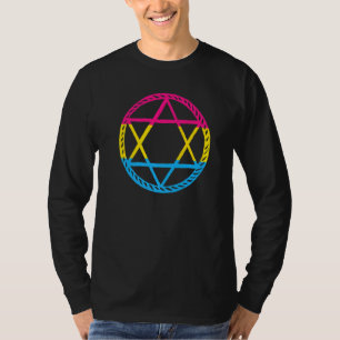 T-shirt Lgbt Pentagram Goat Pansexuel