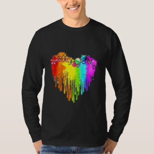 T-shirt Lgbt Planet Star Lgbt Pride Heart Gay Les Bisexual