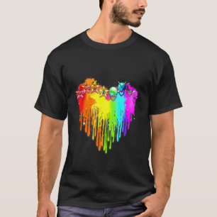 T-shirt Lgbt Planet Star Lgbt Pride Heart Gay Les Bisexual