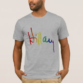 T-shirt LGBT pour Hillary Clinton (Devant)