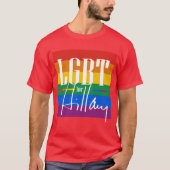 T-SHIRT LGBT POUR HILLARY - - .PNG (Devant)