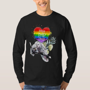 T-shirt Lgbt Pride Daddy Owl Arc-en-ciel gratuit Papa serr