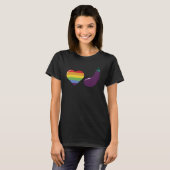 T-shirt LGBT Pride  Eggplant Joke For Lesbian Gay Support (Devant entier)