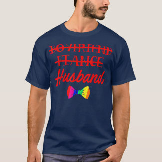 T-shirt Lgbt Pride Gay Bachelor Party Boyfriend Fiançaille