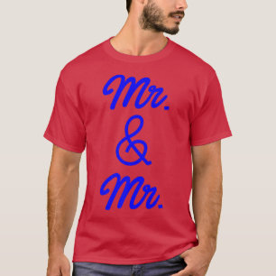 T-shirt LGBT Pride Gay Bachelor Party Mr et Mr Fiançailles