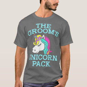 T-shirt LGBT Pride Gay Bachelor Party Unicorn Pack Engagem