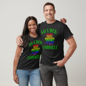 T-shirt Lgbt Pride Go Luck Yself Irish Rainbow Support (Unisexe)