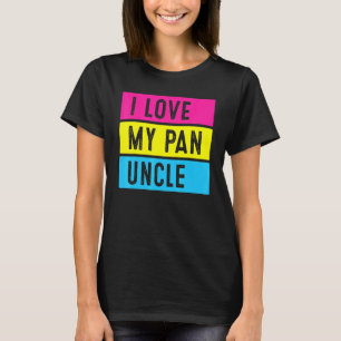 T-shirt Lgbt Pride Love My Pan Uncle Pansexual Support Fam