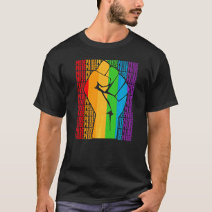 T-shirt Lgbt Pride Mois Rainbow Flag Pointe Queer Lgbtq