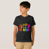 T-shirt LGBT Rainbow Pride Mois ASL Be Kand Hand Sign L (Devant entier)