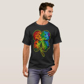 T-shirt LGBT Rainbow Supporter Gay St Patricks Day (Devant entier)