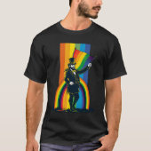 T-shirt LGBT Rainbow Supporter Gay St Patricks Day  2 (Devant)