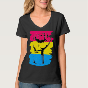 T-shirt Lgbt Résiste Poing Vintage Pansexuel Pantalon P