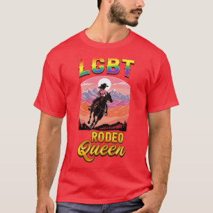 T-shirt LGBT Rodeo I équestre I équitation Ventilateur