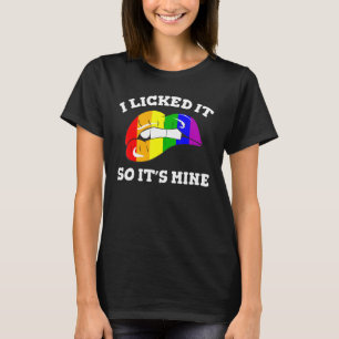 T-shirt Lgbt Support Rainbow Pride Je L'Ai Laissé Ainsi Sa
