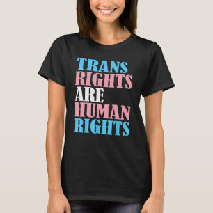 T-shirt LGBT Trans Rights Transgenre Soutien humain LGBTQ