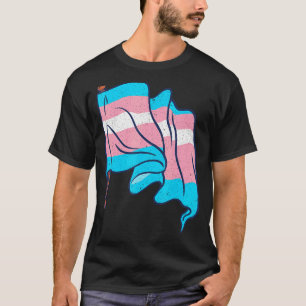 T-shirt Lgbt Transexuel Drapeau Trans Pride Droits de l'Ho