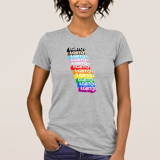 T-SHIRT LGBTQ 3D (Devant)