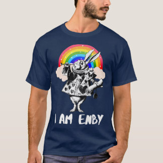 T-shirt LGBTQ Alice-in-Wonderland White Rabbit