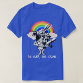 T-shirt LGBTQ Alice-In-Wonderland White Rabbit - Be Gay Do (Design devant)